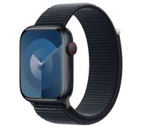 Apple Bracelet Sport Loop Watch | 44/45/46/49 mm Midnight Black Bleu foncé