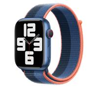Apple Bracelet Sport Loop Watch Series 1 t/m 11 / SE / Ultra (44/45/46/49 mm) Blue Jay/Abyss Blue Bleu