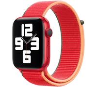 Apple Bracelet Sport Loop Watch Series 1 t/m 11 / SE / Ultra (44/45/46/49 mm) Red et Colour Rouge
