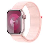 Apple Bracelet Sport Loop Watch Series 1 t/m 9 / SE (38/40/41 mm) | Series 10 / 11 (42 mm) Light Pink Rose