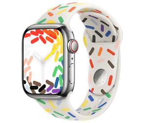 Apple Bracelet Sport Watch | 38/40/41/42 mm Taille S/M Pride Edition Multicolore