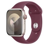 Apple Bracelet Sport Watch | 44/45/46/49 mm Taille M/L Mulberry Rouge foncé