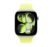 Apple Bracelet Sport Watch Series 1 9 / SE (38/40/41 mm) Taille M/L Neon Yellow Jaune