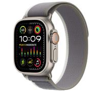 Apple Bracelet Trail Loop Watch Series 1 t/m 11 / SE / Ultra (44/45/46/49 mm) Taille M/L Green et Gray Multicolore