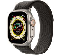Apple Bracelet Trail Loop Watch Series 1 t/m 11 / SE / Ultra (44/45/46/49 mm) Taille S/M Black / Grey Multicolore