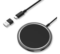 Apple Chargeur MogSafe,iPhone Rapide Chargeur magnétique 15W, Induction Compatible avec iPhone 14/14 Plus/14 Pro/14 Pro Max/15/16/13/12/11/X/XS/SE/XR/AirPods Pro 2