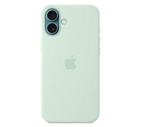 Apple - Couverture arrière pour téléphone portable - compatibilité avec MagSafe - silicone - aigue-marine - pour iPhone 16 Plus