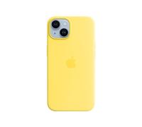 Apple - Coque de protection pour téléphone portable - compatibilité avec MagSafe - silicone - jaune canari - pour iPhone 14