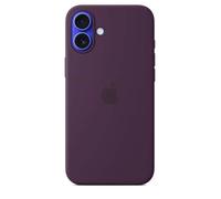 Apple - Coque De Protection Pour Téléphone Portable - Compatibilité Avec Magsafe - Silicone - Lie-De-Vin - Pour Iphone 16 Plus