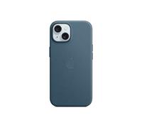 Apple - Coque de protection pour téléphone portable - compatibilité avec MagSafe - tissu fin - bleu Pacifique - pour iPhone 15