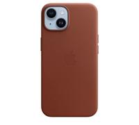 Apple Coque en Cuir avec MagSafe pour iPhone 14 - Terre de Sienne