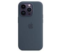 Apple Coque en Silicone avec MagSafe pour iPhone 14 Pro - Bleu Orage