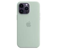 Apple Coque en Silicone avec MagSafe pour iPhone 14 Pro Max - Bleu Cactus
