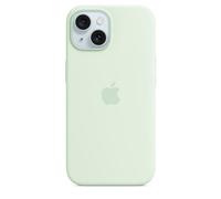 Apple Coque en silicone avec MagSafe pour iPhone 15 - Menthe douce Apple (brand) iPhone 15