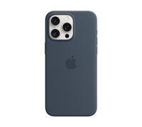 Apple Coque en Silicone avec MagSafe pour iPhone 15 Pro Max - Bleu Orage