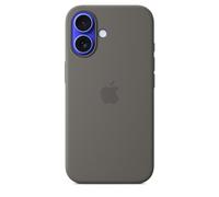 Apple Coque en Silicone avec MagSafe pour iPhone 16 - Gris minéral