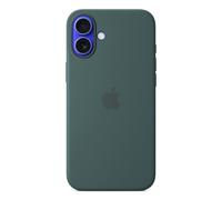 Apple Coque en silicone avec MagSafe pour iPhone 16 Plus - Vert lacustre Apple iPhone 16 Plus