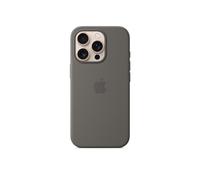 APPLE iPhone 16 Pro - Coque en silicone avec MagSafe - Stone Gray