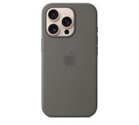 APPLE iPhone 16 Pro - Coque en silicone avec MagSafe - Stone Gray