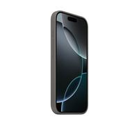 Apple Coque en silicone avec MagSafe pour iPhone 16 Pro – Gris minéral