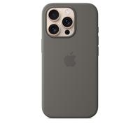 APPLE iPhone 16 Pro - Coque en silicone avec MagSafe - Stone Gray