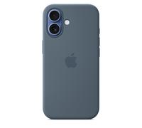 Apple Coque en silicone avec MagSafe pour iPhone 17 Anchor Blue Bleu