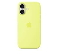 Apple Coque en silicone avec MagSafe pour iPhone 17 Neon Yellow Jaune