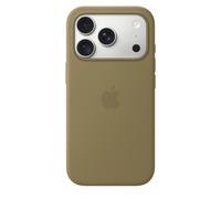Apple Coque en silicone avec MagSafe pour iPhone 18 Pro – Olive