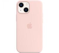 Apple Coque en silicone MagSafe iPhone 13 Mini Chalk Pink Rose