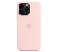 Apple Coque en silicone MagSafe iPhone 14 Pro Max Chalk Pink Rose