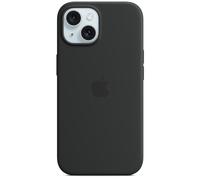 Apple Coque en silicone MagSafe iPhone 15 Black Noir