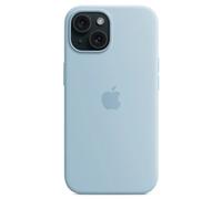 Apple Coque en silicone MagSafe iPhone 15 Bleu clair Bleu clair