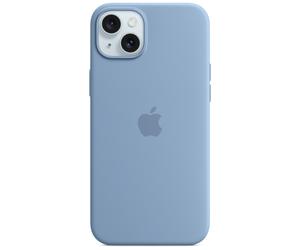 Apple Coque en silicone MagSafe iPhone 15 Plus Winter Blue Bleu