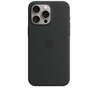 Apple Coque en silicone MagSafe iPhone 15 Pro Max Black Noir
