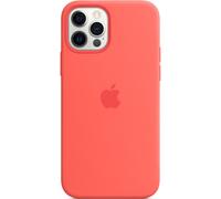 Apple Coque en silicone MagSafe pour iPhone 12 (Pro) Pink Citrus Rose