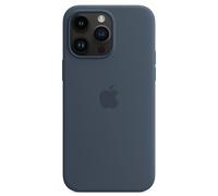 Apple Coque en silicone MagSafe pour iPhone 14 Pro Max Storm Blue Bleu