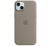 Apple Coque en silicone MagSafe pour iPhone 15 Plus Clay Gris