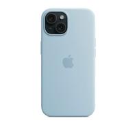 Apple Coque en silicone MagSafe pour iPhone 15 Plus Light Blue Bleu