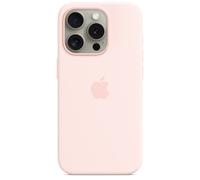 Apple Coque en silicone MagSafe pour iPhone 15 Pro Light Pink Rose clair