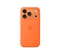 Apple coque en silicone orange avec MagSafe pour iPhone 17 Pro