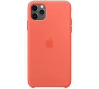 Apple Coque en silicone pour iPhone 11 Pro Max Clementine Orange Orange