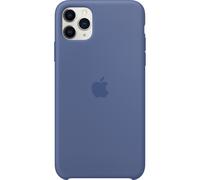 Apple Coque en silicone pour iPhone 11 Pro Max Linen Blue Bleu