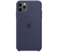 Apple Coque en silicone pour iPhone 11 Pro Max Midnight Blue Bleu