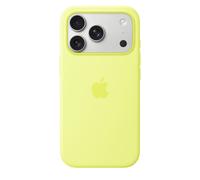 Coque en Silicone pour iPhone 17 Pro - Jaune Néon
