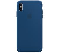 Apple Coque en silicone pour iPhone Xs Max Blue Horizon Bleu