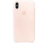Apple Coque en silicone pour iPhone Xs Max Pink Sand Rose