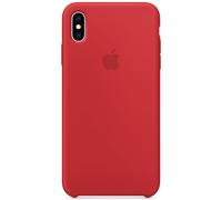 Apple Coque en silicone pour iPhone Xs Max Red Rouge