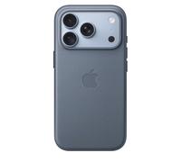 Coque Apple en tissage technique polyester recy vec MagSafe pour iPhone 18 Pro Bleu chambray MKD54ZM/A