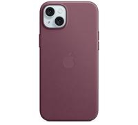 Apple Coque FineWoven MagSafe pour iPhone 15 Plus Mulberry Rouge