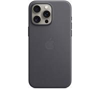 Apple Coque FineWoven MagSafe pour iPhone 15 Pro Max Noir Noir